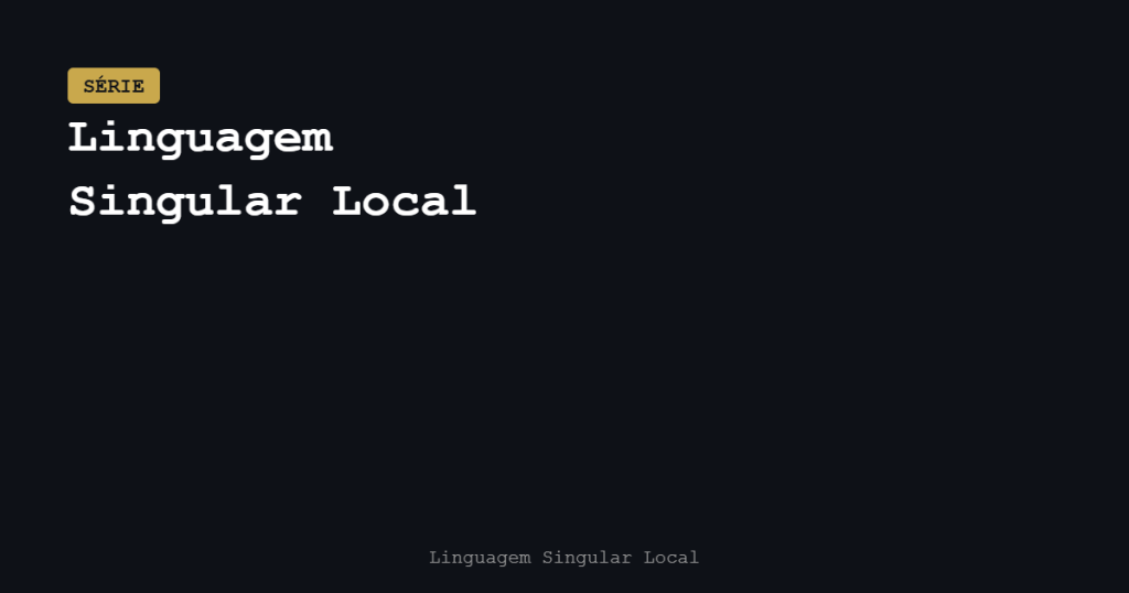 Guia de linguagem singular local para SEO de negócios locais