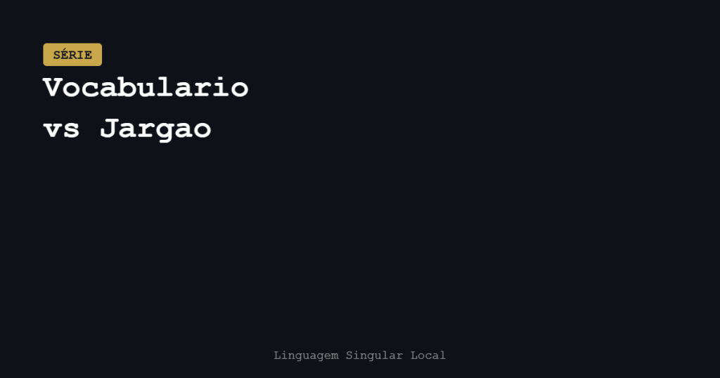Vocabulário do cliente vs jargão técnico no SEO local