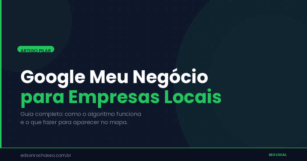 Dono de negócio local configurando o perfil do Google Meu Negócio no celular