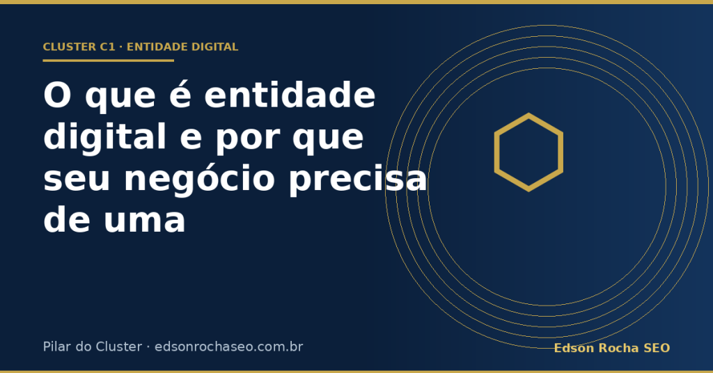 Diagrama de entidade digital de negócio local consolidada no Knowledge Graph do Google