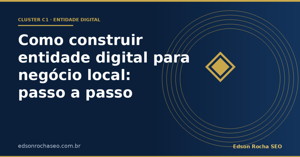 Passo a passo de construção de entidade digital para negócio local com NAP consistency e Knowledge Graph