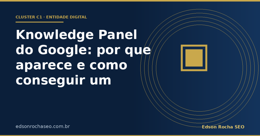 Knowledge Panel do Google exibindo negócio local com foto, endereço, avaliações e horário de funcionamento